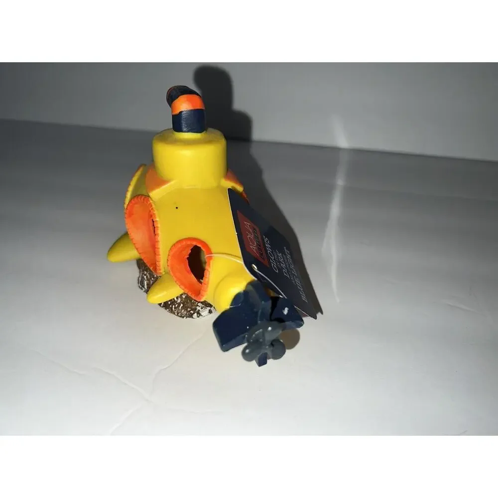 Aqua Culture Yellow Submarine Aquarium/Fish Tank Decoration Glows In The Dark